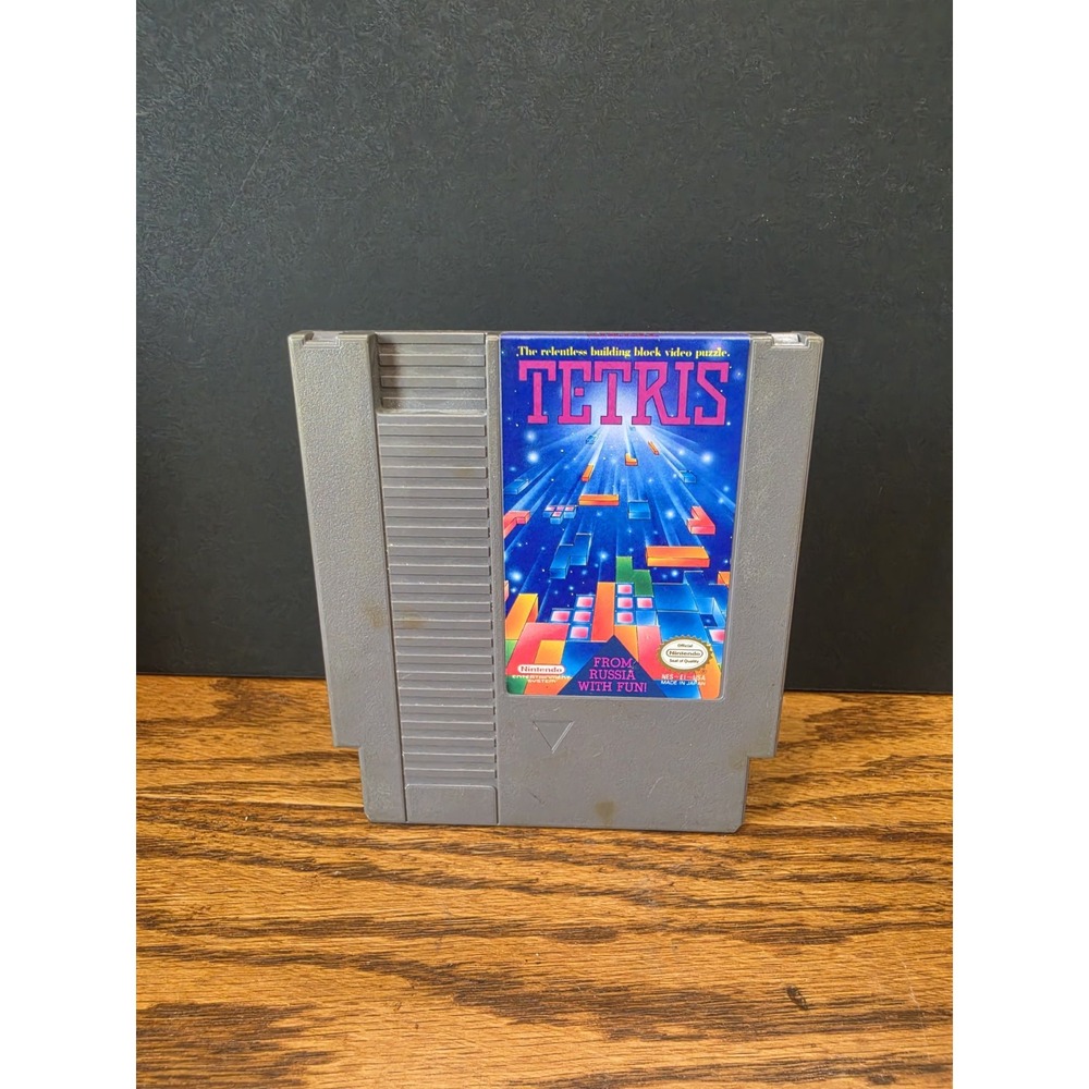 Tetris Nintendo NES 1989 Original Authentic Game Cartridge NES-TL-USA